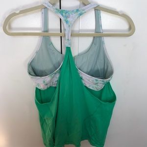 LuluLemon built in sports bra tank size 12